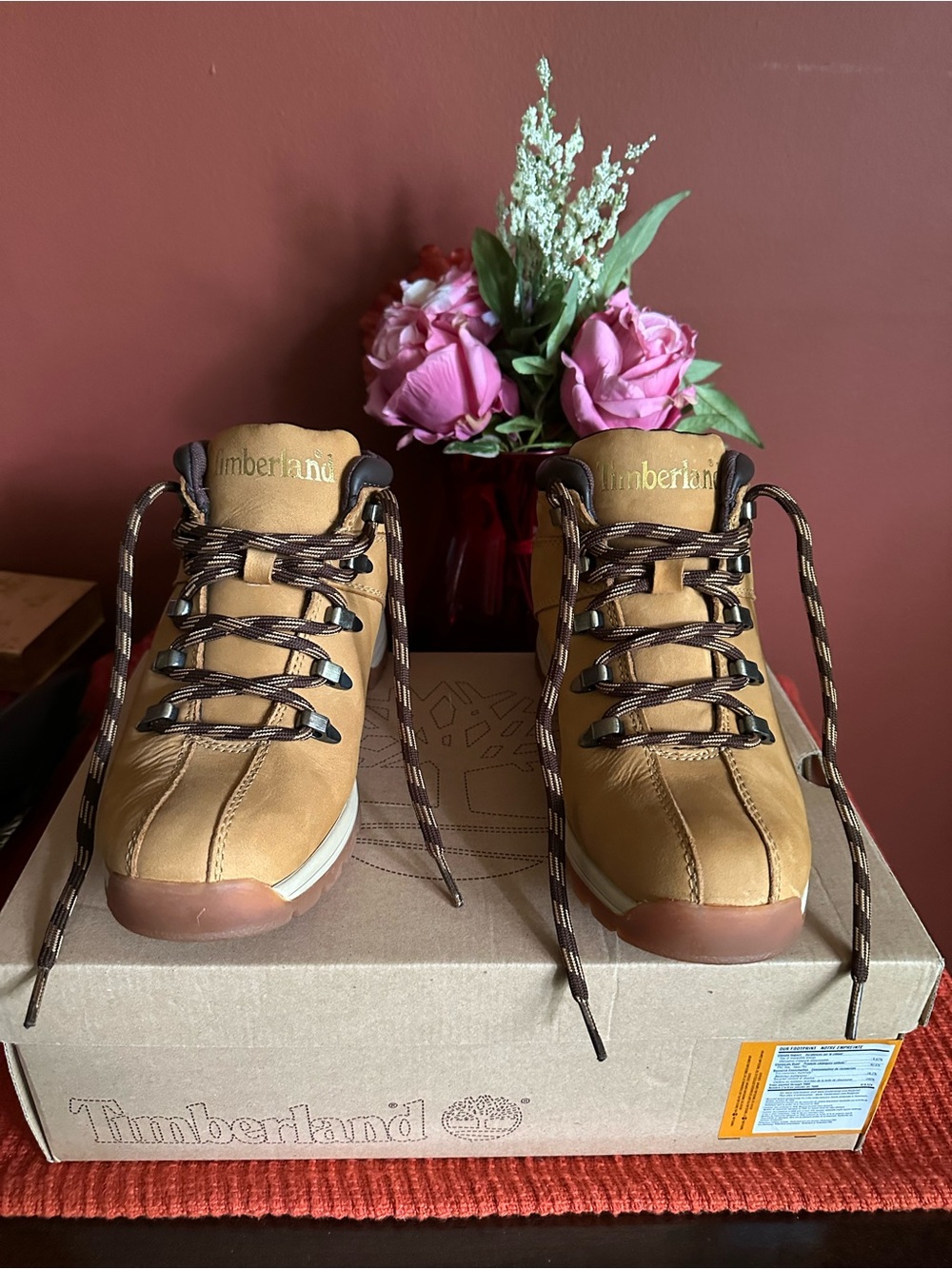 Timberland Wheat Nubuck Lace-Up Men's Boots